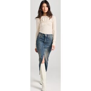 Isabel Marant Floride Blouse in Ecru NWT Size 40/ US M 8